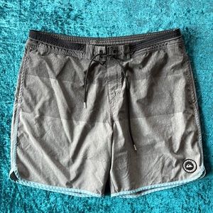 Quiksilver gray swim trunks